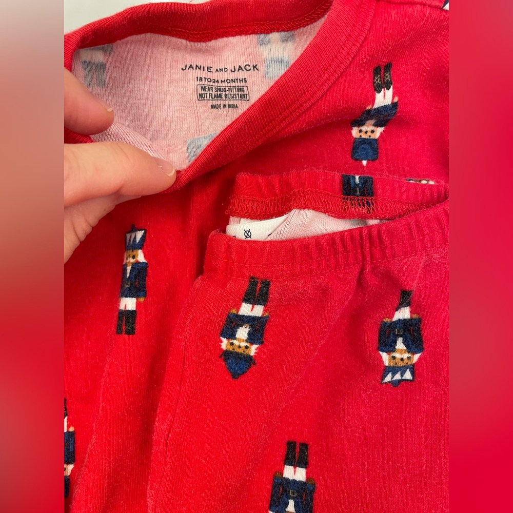 Janie and Jack nutcracker pajamas - Picture 2 of 3